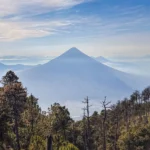 View of Volcan Fuego from Acatenango base camp